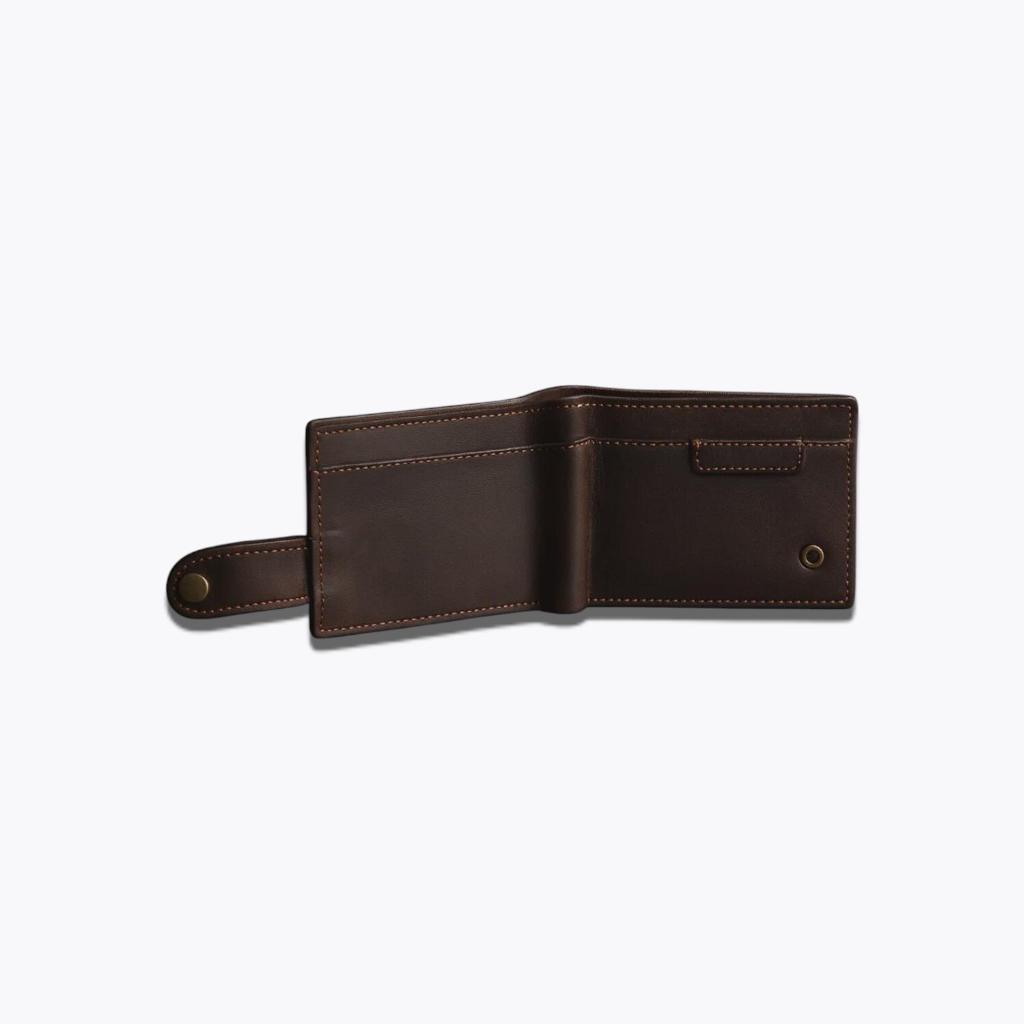 Copper Bifold | Handcrafted Saddle Leather Wallet with Amber Stitching