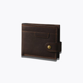 Copper Bifold | Handcrafted Saddle Leather Wallet with Amber Stitching
