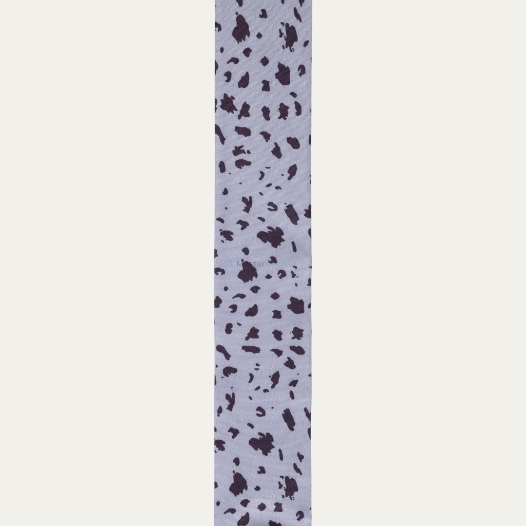 Grey Leopard Eyewear Ribbon | Printed Fabric & Bold Grey Acetate Links